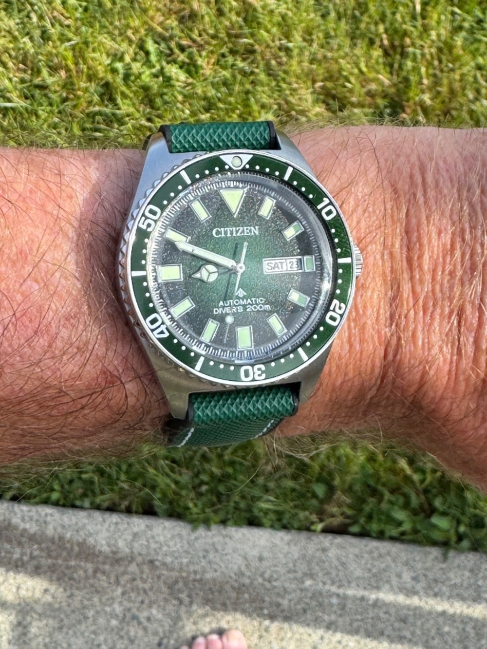 Citizen Promaster NY0121-09X Automatic Diver Green "Kermit" Dial and Band